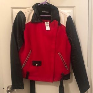 Express leather jacket
